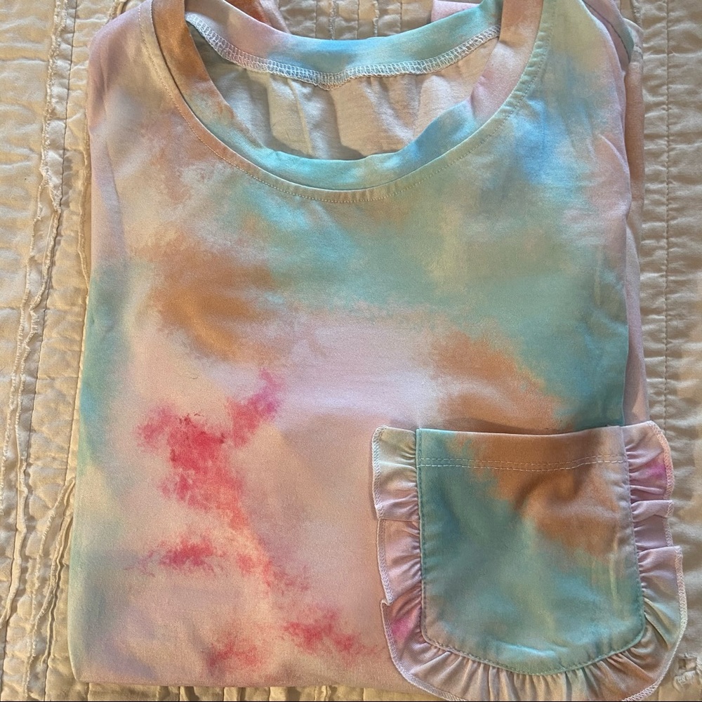 Ruffle Sleeve Top - NWOT - L - Picture 13 of 13